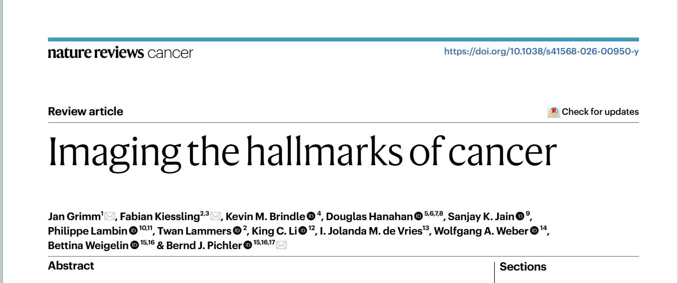 Free Read: Imaging Hallmarks of Cancer (Review)